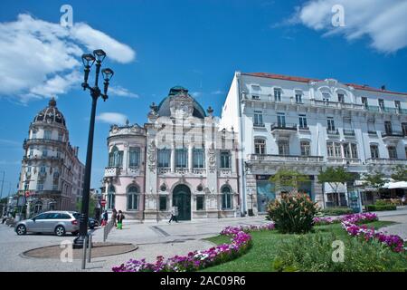 Agencia do Banco de Portuga Stockfoto