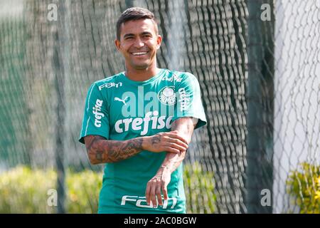 Sao Paulo, Brasilien. 29. Nov 2019. SÃO PAULO, SP - 29.11.2019: TREINO TUN PALMEIRAS - Dudu während der Ausbildung von Palmeiras gehalten an der Football Academy befindet sich in der Nähe von Barra Funda in Sao Paulo (SP). (Foto: Ricardo Moreira/Fotoarena) Credit: Foto Arena LTDA/Alamy leben Nachrichten Stockfoto