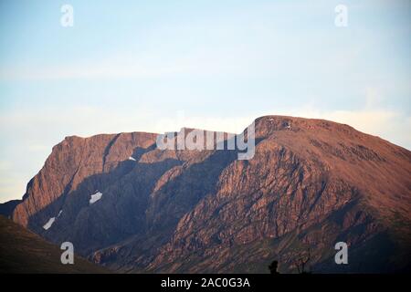 Ben Nevis Gipfel, den höchsten Berg Großbritanniens, Highlands, Schottland, sonnigen Sommertag Stockfoto