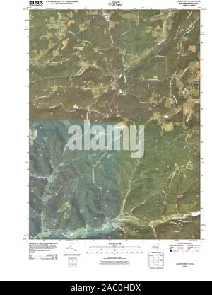 USGS TOPO Karte Pennsylvania NY Allentown 20100609 TM Wiederherstellung Stockfoto