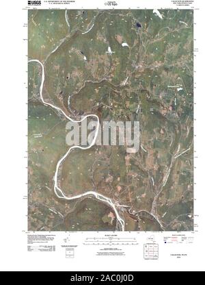 USGS TOPO Karte Pennsylvania NY Callicoon 20100630 TM Wiederherstellung Stockfoto