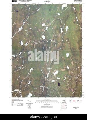 USGS TOPO Karte Pennsylvania NY Eldred 20100614 TM Wiederherstellung Stockfoto