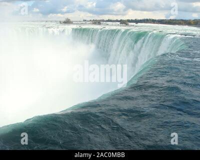 Blick auf den Wasserfall im Horseshoe Fall Kanada Stockfoto