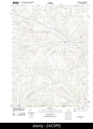 USGS TOPO Karte Pennsylvania NY Woodhull 20120123 TM Wiederherstellung Stockfoto