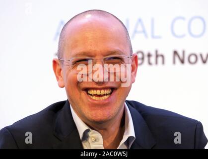 London, Großbritannien. 29 Nov, 2019. AOA-Konferenz London UK, Shai Weiss, Chief Executive, Virgin Atlantic. Bild von Geoff Moore Credit: Dorset Media Service/Alamy leben Nachrichten Stockfoto