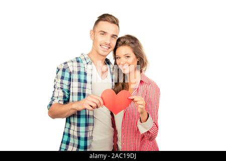 Romantischer hipster Paar in Valentinstag Stockfoto