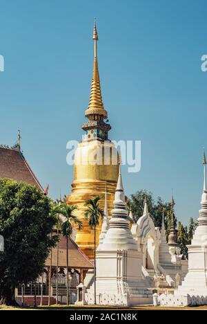 Wat Suan Dok Tempel in Chiang Mai, Thailand Stockfoto