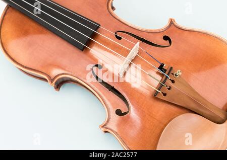 Violine harmonischen Tabelle hohe Betrachtungswinkel Nahaufnahme Stockfoto