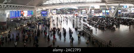 Das Innere der Bahnhof Guangzhou in China Stockfoto