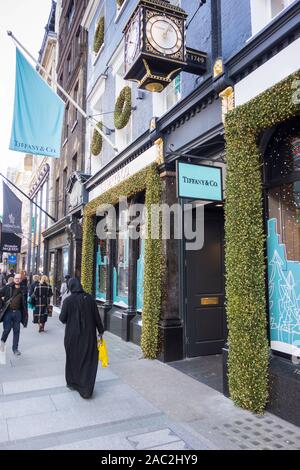 Tiffany & Co Flagship Store Old Bond Street, London, England, Großbritannien Stockfoto