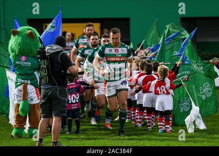 Treviso, Italien. 30 Nov, 2019. Alberto sgarbi (Benetton Treviso) bei Benetton Treviso vs Cardiff Blues - Rugby Guinness Pro 14-Kredit: LPS/Ettore Griffoni/Alamy leben Nachrichten Stockfoto