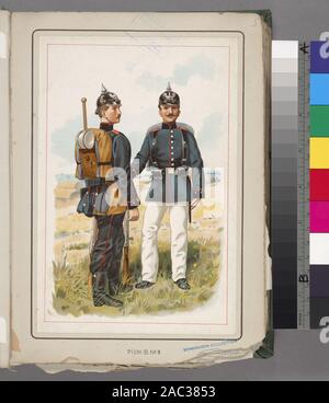 Soldat in Deutschland, 1871-1909 Deutschland, 1871-1909; Deutschland, 1871-1909 Stockfoto