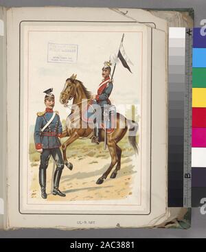 Soldat in Deutschland, 1871-1909 Deutschland, 1871-1909; Deutschland, 1871-1909 Stockfoto