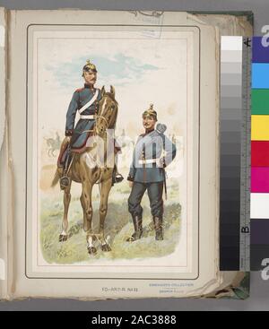 Soldat in Deutschland, 1871-1909 Deutschland, 1871-1909; Deutschland, 1871-1909 Stockfoto