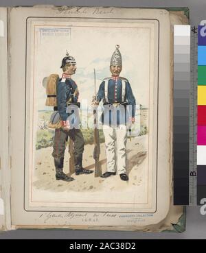 Soldat in Deutschland, 1871-1909 Deutschland, 1871-1909; Deutschland, 1871-1909 Stockfoto