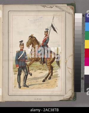 Soldat in Deutschland, 1871-1909 Deutschland, 1871-1909; Deutschland, 1871-1909 Stockfoto