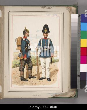 Soldat in Deutschland, 1871-1909 Deutschland, 1871-1909; Deutschland, 1871-1909 Stockfoto