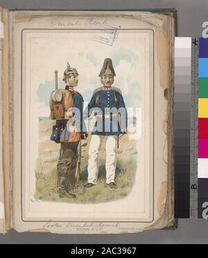 Soldat in Deutschland, 1871-1909 Deutschland, 1871-1909; Deutschland, 1871-1909 Stockfoto