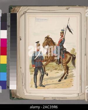 Soldat in Deutschland, 1871-1909 Deutschland, 1871-1909; Deutschland, 1871-1909 Stockfoto