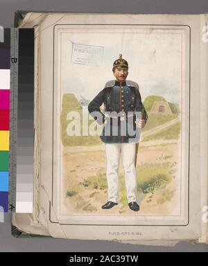 Soldat in Deutschland, 1871-1909 Deutschland, 1871-1909; Deutschland, 1871-1909 Stockfoto