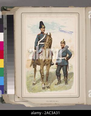 Soldat in Deutschland, 1871-1909 Deutschland, 1871-1909; Deutschland, 1871-1909 Stockfoto