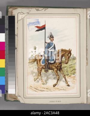 Soldat in Deutschland, 1871-1909 Deutschland, 1871-1909; Deutschland, 1871-1909 Stockfoto