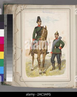 Soldat in Deutschland, 1871-1909 Deutschland, 1871-1909; Deutschland, 1871-1909 Stockfoto