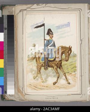 Soldat in Deutschland, 1871-1909 Deutschland, 1871-1909; Deutschland, 1871-1909 Stockfoto