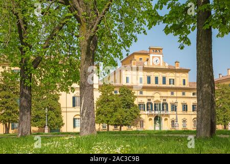 PARMA, Italien - 18 April 2018: Der Palast Palazzo Ducale - Dogenpalast. Stockfoto