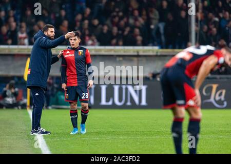 Genua, Italien. 30 Nov, 2019. thiago Motta (Genua) in Genua vs Torino, italienische Fußball Serie A Männer Meisterschaft in Genua, Italien, 30. November 2019 Credit: Unabhängige Fotoagentur/Alamy leben Nachrichten Stockfoto