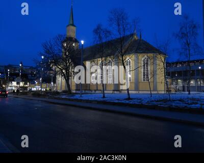 Die Kathedrale von Tromsø, Norwegen Stockfoto