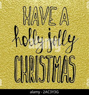 Weihnachten Typografie und Design. Weihnachten Schriftzug. Vector Illustration Stock Vektor