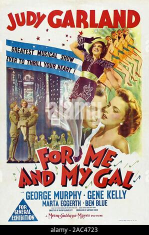 Für mich und meine GAL MGM Film 1942 mit Judy Garland und Gene Kelly Stockfoto
