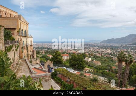 Ansicht der Stadt von Monreale Plaermo Stockfoto