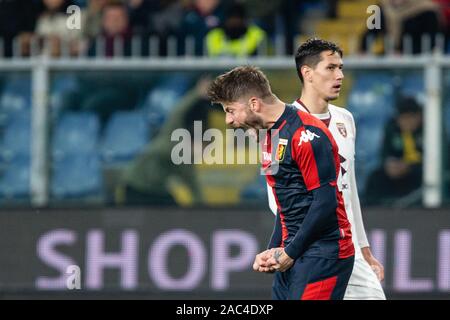 Genua, Italien. 30 Nov, 2019. lasse schone (Genua) in Genua vs Torino, italienische Fußball Serie A Männer Meisterschaft in Genua, Italien, 30. November 2019 Credit: Unabhängige Fotoagentur/Alamy leben Nachrichten Stockfoto