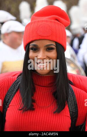 NEW YORK, NY - 28. NOVEMBER: Ciara nimmt an der 93. jährliche Thanksgiving Day Parade von Macy's anzusehen am 28. November 2019 in New York City. Stockfoto