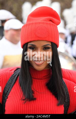 NEW YORK, NY - 28. NOVEMBER: Ciara nimmt an der 93. jährliche Thanksgiving Day Parade von Macy's anzusehen am 28. November 2019 in New York City. Stockfoto