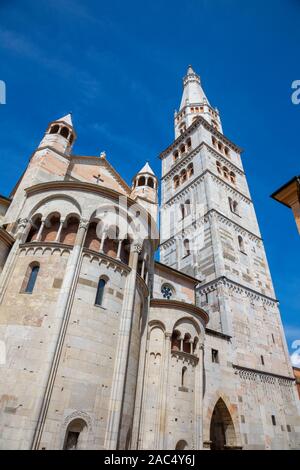 Modena - Die Duomo (Kathedrale Metropolitana di Santa Maria Assunta e San Geminiano) Stockfoto