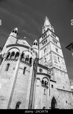 Modena - Die Duomo (Kathedrale Metropolitana di Santa Maria Assunta e San Geminiano) Stockfoto