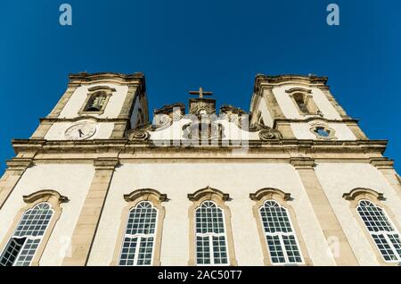 Schöne Basilika des Herrn der Bonfim in Salvador Brasilien Stockfoto