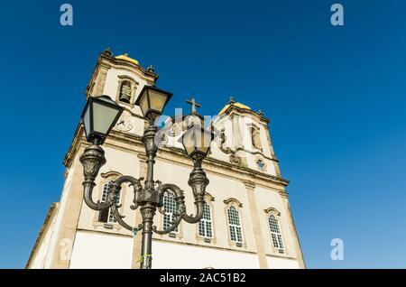 Schöne Basilika des Herrn der Bonfim in Salvador Brasilien Stockfoto