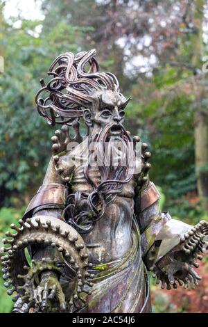 Brunnen in den Gärten der Chester Zoo, Chester. UK. Stockfoto