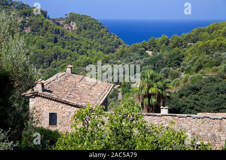 Kleine Finca bei Estellences, Mallorca, Balearen, Spanien Stockfoto