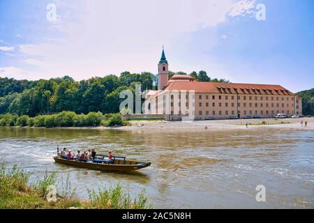 Kloster Weltenburg an der Donau Gorge Nature Reserve, Donau, Niederbayern, Bayern, Deutschland, Europa, 31. Juli 2008 Stockfoto