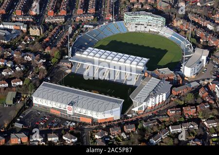 Luftaufnahme von Headingley Cricket und Rugby Gelände, Leeds, West Yorkshire, UK Stockfoto