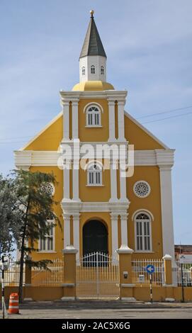 Die Römisch-katholische Kirche St. Willibrordus in Willemstad, Curaçao Stockfoto