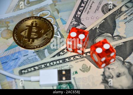 Glücksspiel Stockfoto