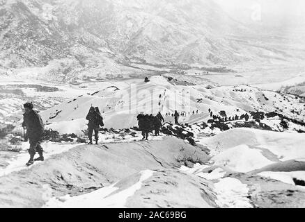 Der Koreakrieg in seltenen Foto, 1951-1953 Stockfoto