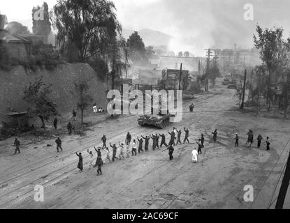 Der Koreakrieg in seltenen Foto, 1951-1953 Stockfoto