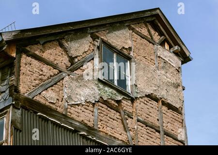 Alten verfallenen Haus in Eisenach Innenstadt Stockfoto